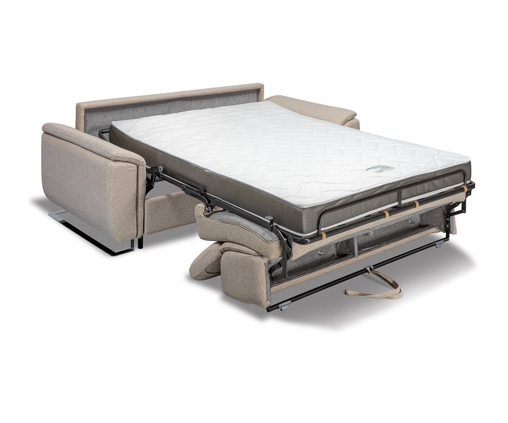 Canapé convertible EXPRESS COURBEVOIE 120 cm matelas 16 cm pieds luges